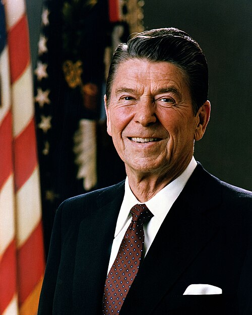 Official portrait of President Ronald Reagan, 1981